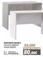 Solo - Scrivania Double