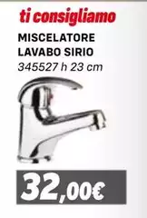 Sirio - Miscelatore Lavabo