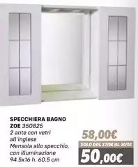 Solo - Specchiera Bagno Zoe 350825