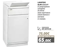 Sifone - Lavatoio Slim 436049