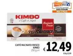 Kimbo - Caffè Macinato Fresco