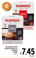 Kimbo - Capsule Caffè Espresso Napoli O Intenso Kimbo - Capsule Caffè Espresso Napoli O Intenso