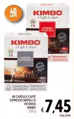 Kimbo - Capsule Caffè Espresso Napoli O Intenso Kimbo - Capsule Caffè Espresso Napoli O Intenso