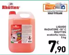 Rhütten - Liquido Radiatore - 10 C