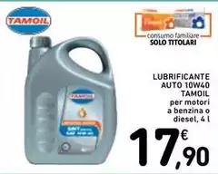 Tamoil - Lubrificante Auto 10W40