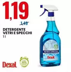 Dexal - Detergente Vetri E Specchi Dexal - Detergente Vetri E Specchi