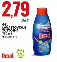 Dexal - Gel Lavastoviglie Tutto In 1 Dexal - Gel Lavastoviglie Tutto In 1