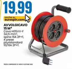 Avvolgicavo 15 M Avvolgicavo 15 M