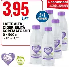 Amo Essere Senza Lattosio Latte Alta Digeribilità Scremato UHT Amo Essere Senza Lattosio Latte Alta Digeribilità Scremato UHT