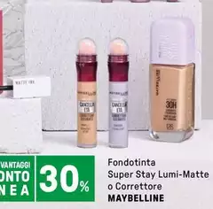 Maybelline - Fondotinta Super Stay Lumi-Matte O Correttore Maybelline - Fondotinta Super Stay Lumi-Matte O Correttore
