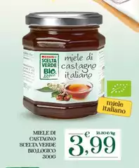 Miele -  Di Castagno Scelta Verde Biologico