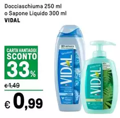 Vidal - Docciaschiuma O Sapone Liquido