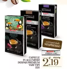 Aida - Capsule In Alluminio Premium