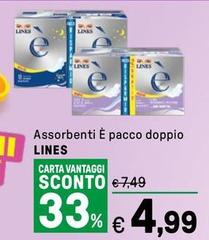 Lines - Assorbenti E Pacco Doppio