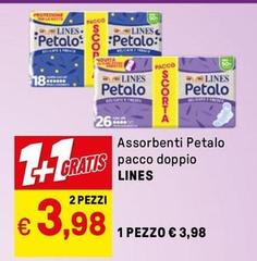 Lines - Assorbenti Petalo Pacco Doppio