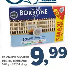 Caffe borbone - 80 Cialde Di Caffè Deciso