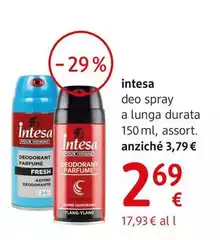 Intesa - Deo Spray A Lunga Durata 150 Ml, Assort.