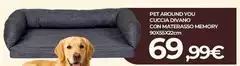 Pet Around You - Cuccia Divano Con Materasso Memory Pet Around You - Cuccia Divano Con Materasso Memory