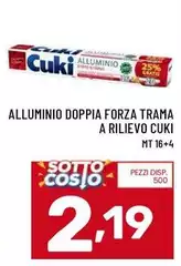 Cuki - Alluminio Doppia Forma A Rilievo Cuki - Alluminio Doppia Forma A Rilievo