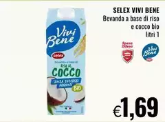 Selex - Vivi Bene Bevanda A Base Di Riso E Cocco Bio Selex - Vivi Bene Bevanda A Base Di Riso E Cocco Bio