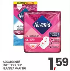 Nuvenia - Assorbenti/ Proteggi Slip Nuvenia - Assorbenti/ Proteggi Slip