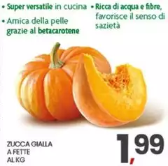 Zucca Gialla A Fette