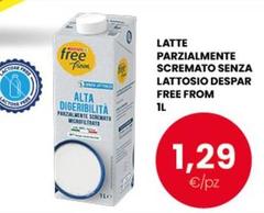 Despar - Latte Parzialmente Scremato Senza Lattosio Free From
