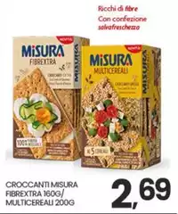 Misura - Croccanti Fibrextra/Multicereali Misura - Croccanti Fibrextra/Multicereali