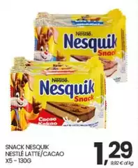 Nestlè - Snack Nesquik Latte/Cacao