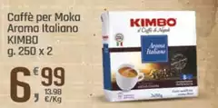 Kimbo - Caffè Per Moka Aroma Italiano Kimbo - Caffè Per Moka Aroma Italiano