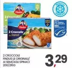Findus - 2 Croccole Le Originali/ Ai Semi/ Agli Spinaci