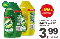 Svelto - Detersivo Piatti Svelto - Detersivo Piatti