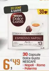 Nescafé - 30 Capsule Dolce Gusto Napoli - Roma -palermo