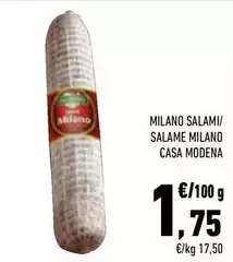 Casa Modena - Salame Milano Casa Modena - Salame Milano