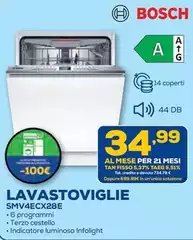 Bosch - Lavastoviglie SMV4ECX28E Bosch - Lavastoviglie SMV4ECX28E