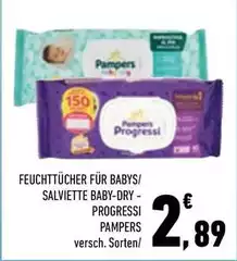 Pampers - Salviette Baby-Dry - Progressi