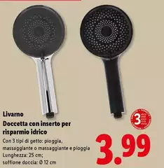 Livarno - Doccetta Con Inserto Per Risparmio Idrico
