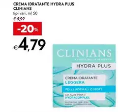 Clinians - Crema Idratante Hydra Plus