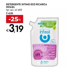 Infasil - Detergente Intimo Eco Ricarica Infasil - Detergente Intimo Eco Ricarica
