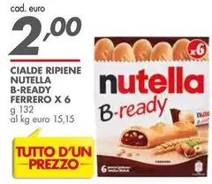 Ferrero - Cialde Ripiene Nutella B-Ready Ferrero - Cialde Ripiene Nutella B-Ready