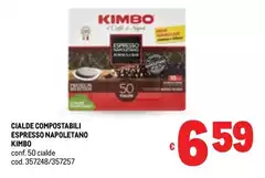 Kimbo - Cialde Compostabili Espresso Napoletano