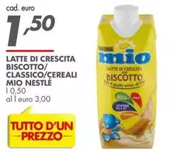 Nestlè - Latte Di Crescita Biscotto/ Classico/cereali