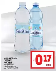 Sant'anna - Acqua Naturale/ Frizzante