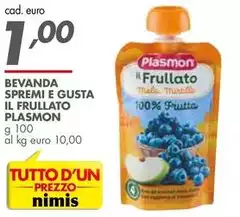 Plasmon - Bevanda Spremi E Gusta Il Frullato