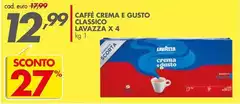 Lavazza - Caffè Crema E Gusto Classico Lavazza - Caffè Crema E Gusto Classico