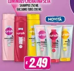 Sunsilk - Luminous Cheratina Seta Shampoo/Balsamo