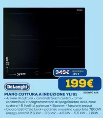 De Longhi - Piano Cottura A Induzione YLI61