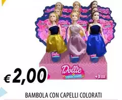 Bambola Con Capelli Colorati