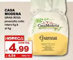 Casa Modena - Gran Rosa Prosciutto Cotto Intero Casa Modena - Gran Rosa Prosciutto Cotto Intero