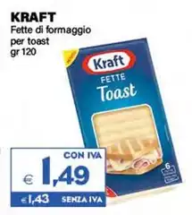 Kraft - Fette Di Formaggio Per Toast